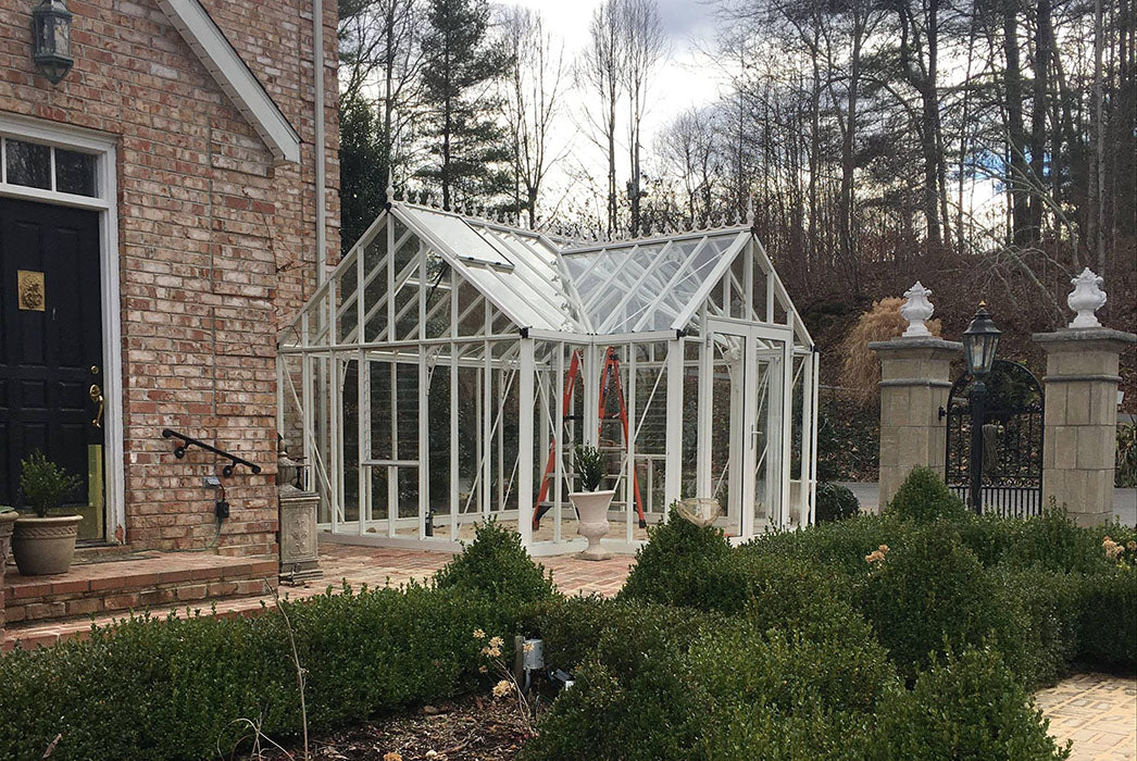 13'x13' EOS Orangerie Glass Greenhouse