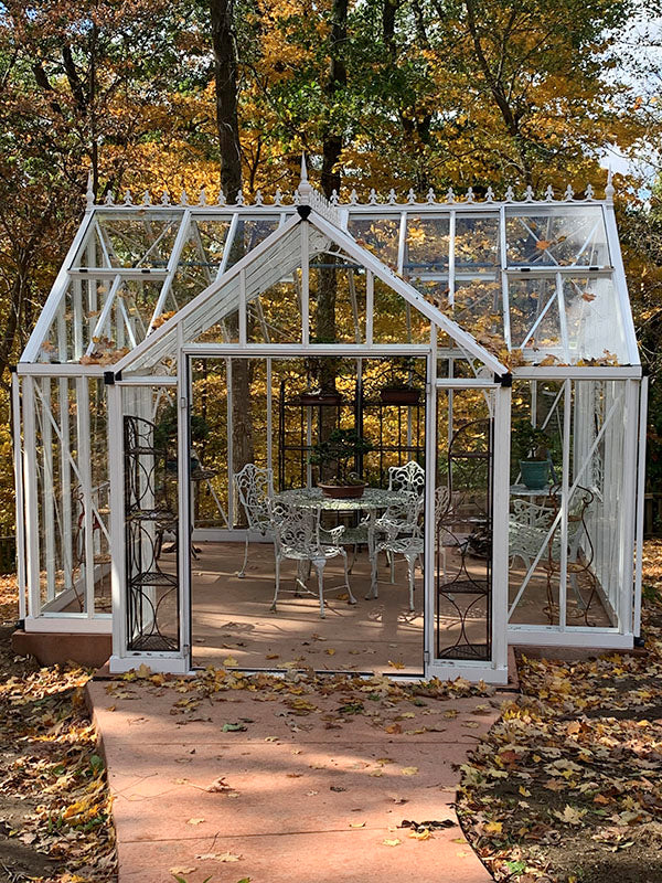 13'x13' EOS Orangerie Glass Greenhouse