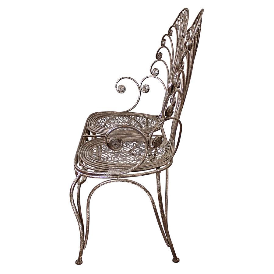 Peacock Metal Garden Loveseat Bench