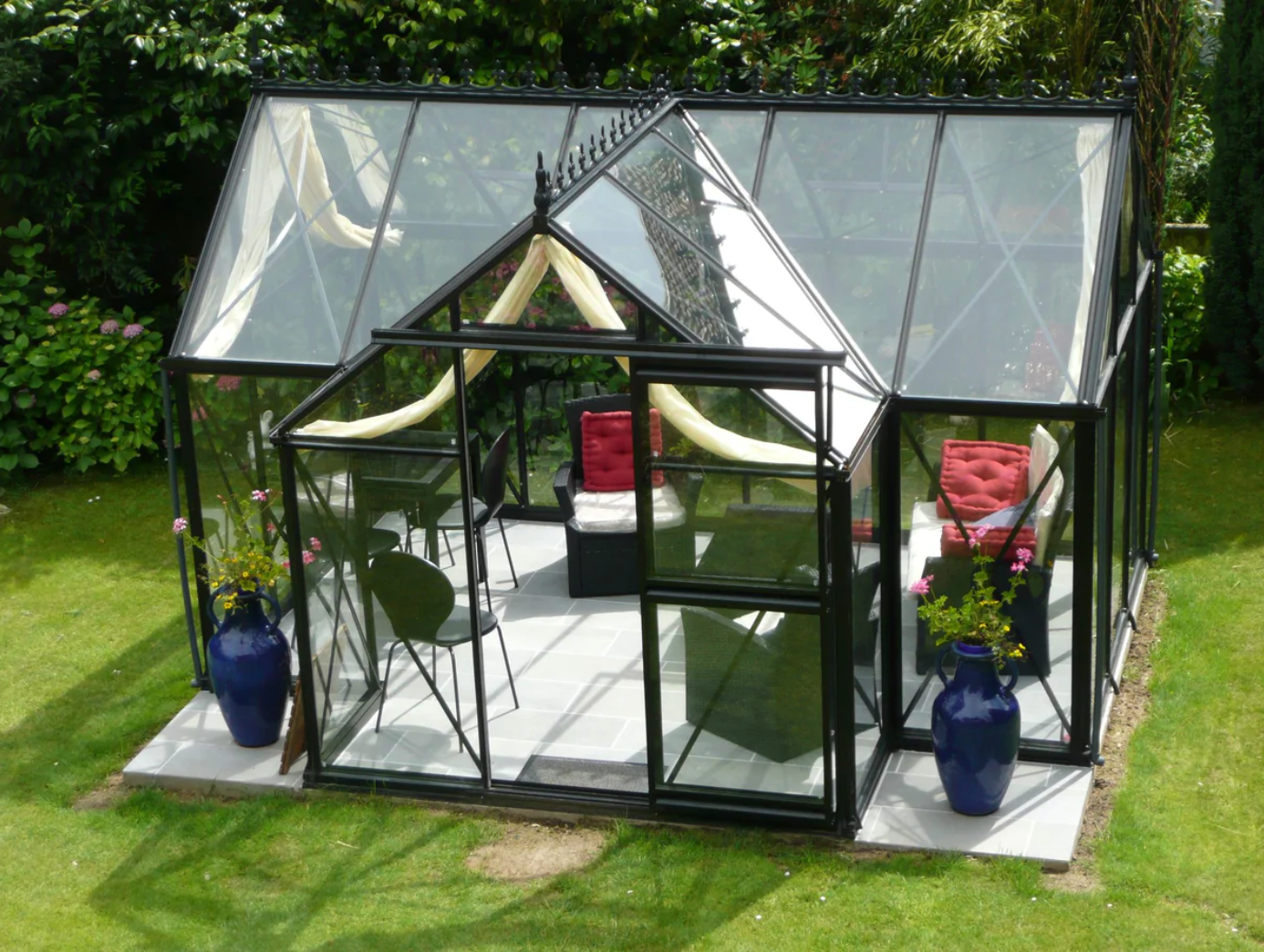 10'x13' Junior Orangerie Glass Greenhouse