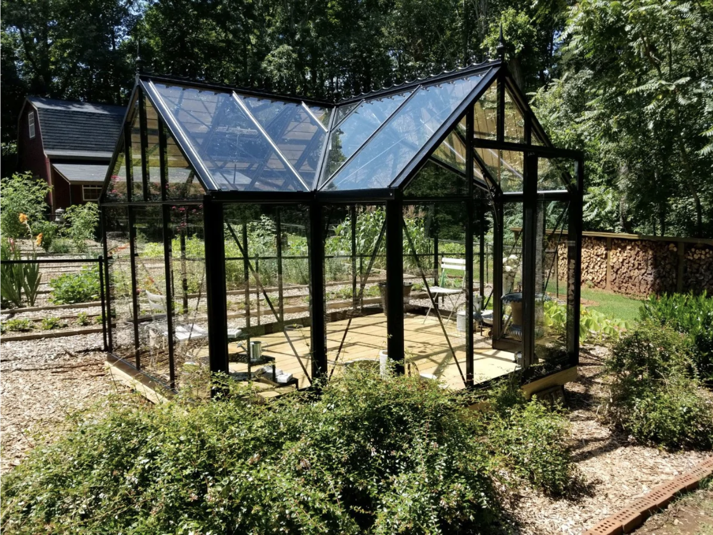 10'x13' Junior Orangerie Glass Greenhouse