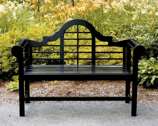 Sir Edwin Lutyens Bench (Black)