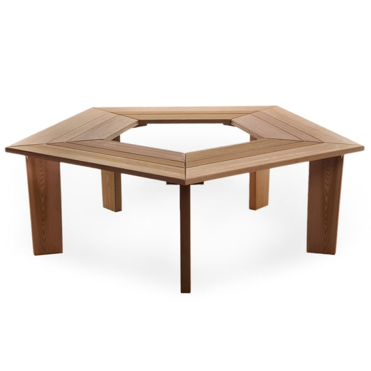 5 Sided Tree Bench