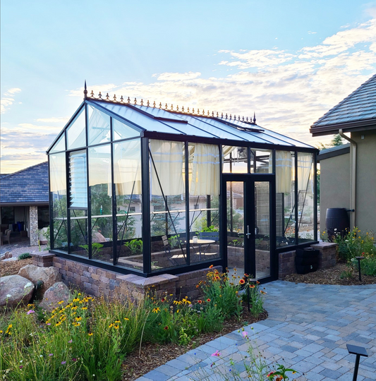 10'x15' Royal Victorian Glass Greenhouse (VI34)