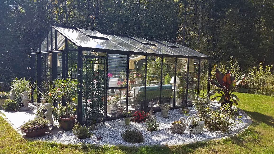 12'x20' Royal Victorian Glass Greenhouse (VI46)