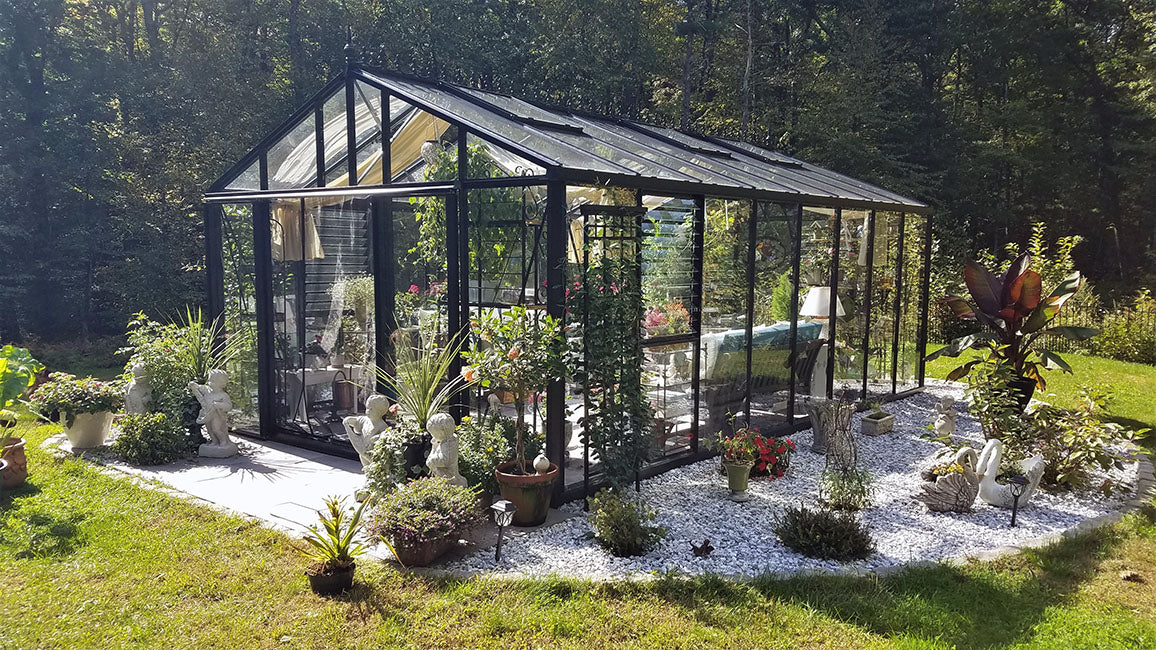 12'x20' Royal Victorian Glass Greenhouse (VI46)