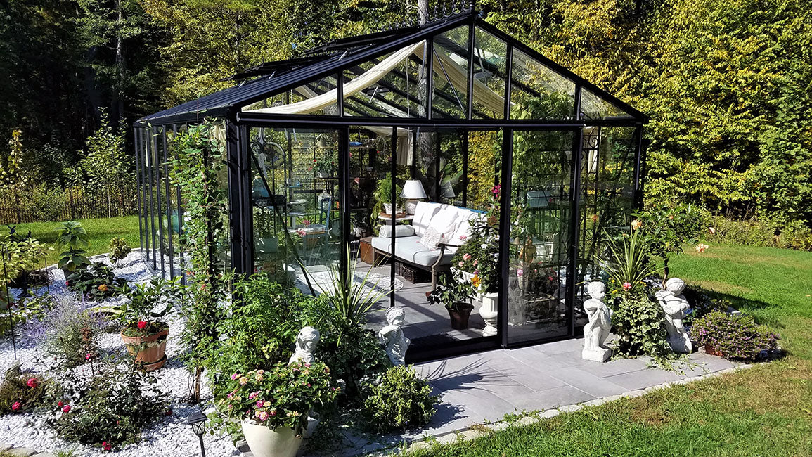 12'x20' Royal Victorian Glass Greenhouse (VI46)