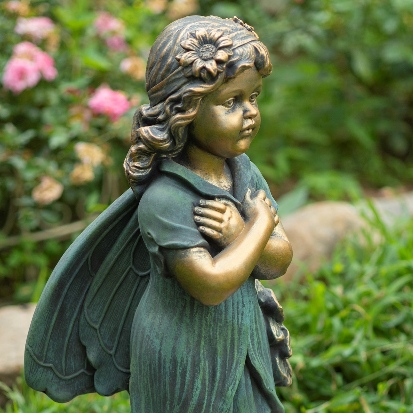 Tush - Crossing Arms Fairy Garden Statue