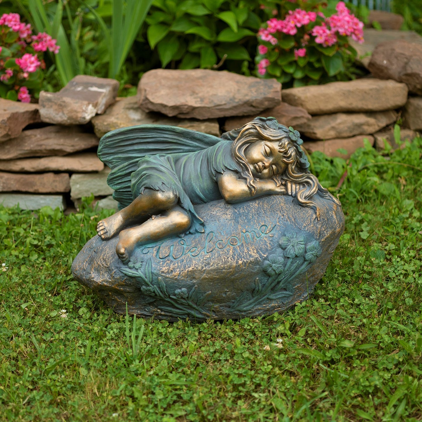 Ivy - Sleeping Fairy Garden Statue