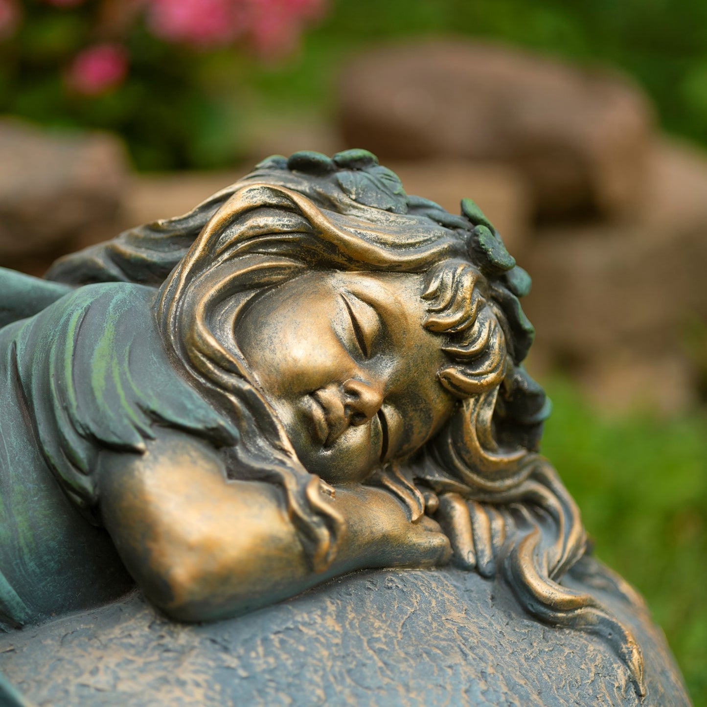 Ivy - Sleeping Fairy Garden Statue