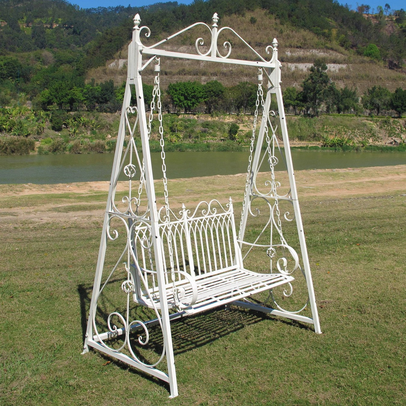 Tserovani Metal Swing Bench